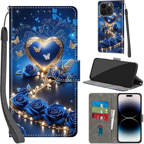 PHINIENLAND Handyhülle für iPhone 15 Pro Max Hülle Premium Lederhülle Klappbar Wallet Magnet Kartenfach Standfunktion Schutzhülle kompatibel mit iPhone 15 Pro Max Hülle,Herzform PHINIENLAND Handyhülle für iPhone 15 Pro Max Hülle Premium Lederhülle Klappbar Wallet Magnet Kartenfach Standfunktion Schutzhülle kompatibel mit iPhone 15 Pro Max Hülle,Herzform von PHINIENLAND