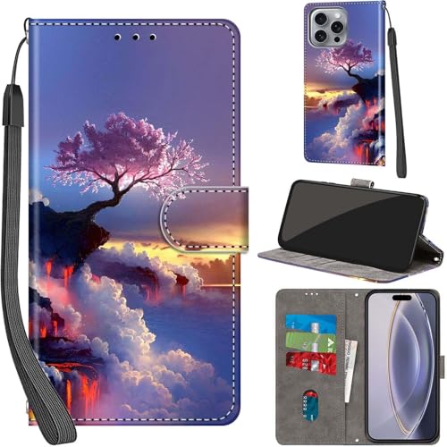 PHINIENLAND Handyhülle für iPhone 16 Pro Max Hülle Premium Lederhülle Klappbar Wallet Magnet Kartenfach Standfunktion Schutzhülle kompatibel mit iPhone 16 Pro Max Hülle,Bergspitze PHINIENLAND Handyhülle für iPhone 16 Pro Max Hülle Premium Lederhülle Klappbar Wallet Magnet Kartenfach Standfunktion Schutzhülle kompatibel mit iPhone 16 Pro Max Hülle,Bergspitze von PHINIENLAND