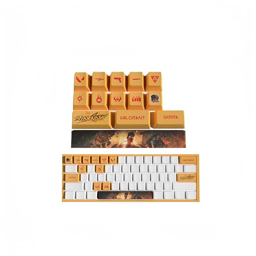 (VALORANT)-Tastaturkappen (14) PC Gaming Mechanische Tastenkappe Enter Keycap Numpad Benutzerdefinierte Tastenkappen Lasergravur mit jeder mechanischen Tastatur (PHOENIX) von PHJEDXCM