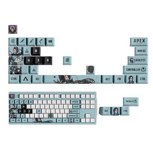 APEX – 29 mechanische PC-Gaming-Tasten, Lasergravur, mit jedem passiven Porträt und Fähigkeiten, passen zu jeder mechanischen Tastatur (Katalysator) von PHJEDXCM
