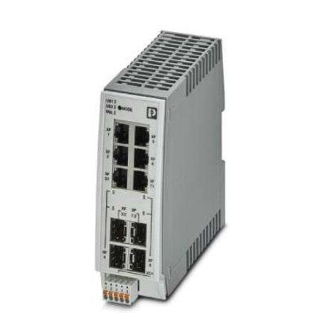 FL SWITCH 2304-2GC-2SFP Managed Switch 2000, 4 RJ45-Ports 10/100/1000 MBit/s, 2 SFP-Ports 100/1000 MBit/s, 2 Combo-Ports 10/100/1000 MBit/s, Schutzart: IP20, PROFINET Conformance-Class B FL SWITCH 2304-2GC-2SFP Managed Switch 2000, 4 RJ45-Ports 10/100/1000 MBit/s, 2 SFP-Ports 100/1000 MBit/s, 2 Combo-Ports 10/100/1000 MBit/s, Schutzart: IP20, PROFINET Conformance-Class B von PHOENIX CONTACT
