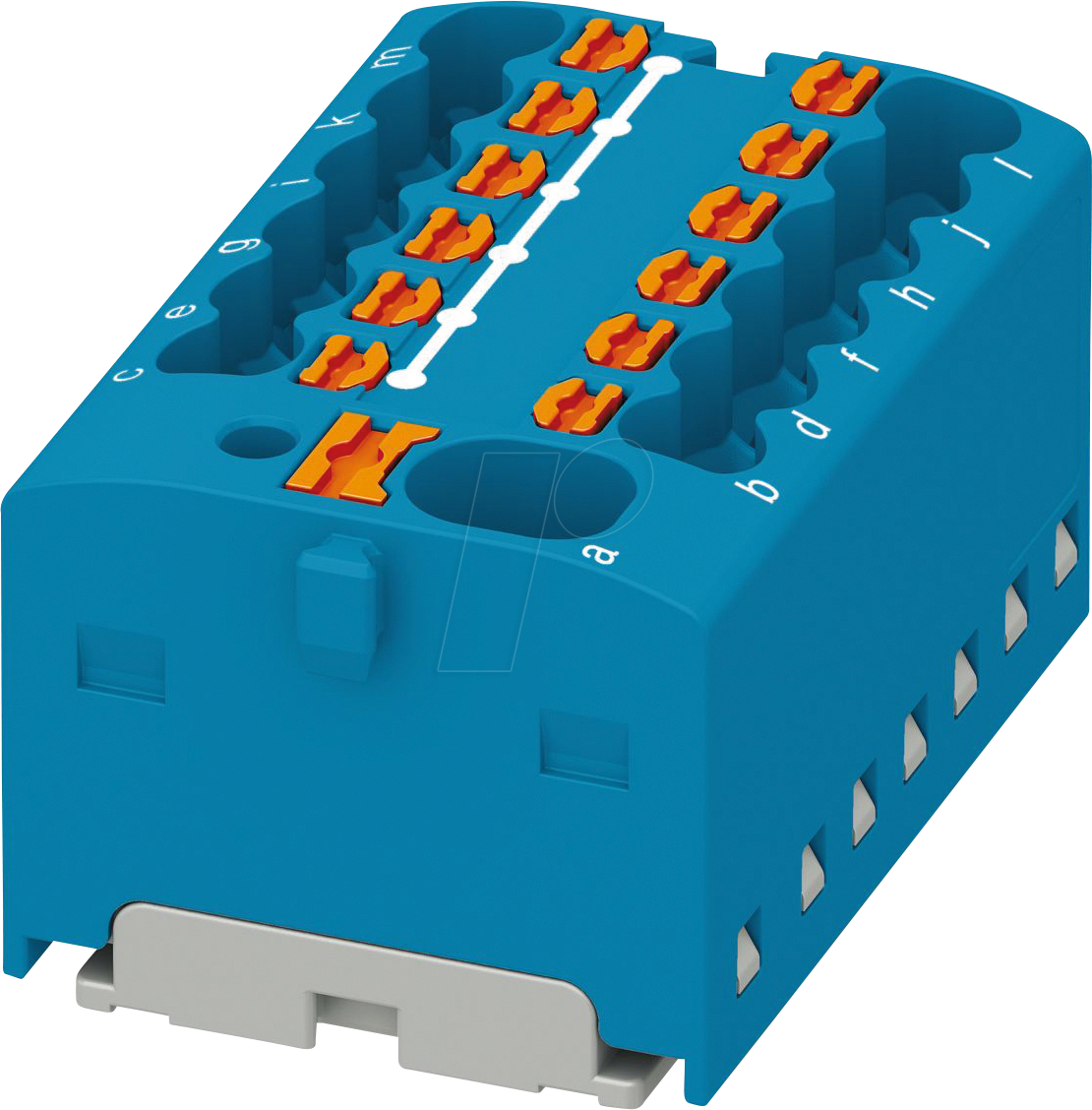 PHOE 1046962 - Verteilerblock PTFIX, 4/12x1,5, blau von PHOENIX-CONTACT