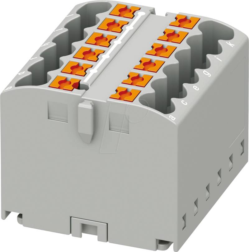 PHOE 3273286 - Verteilerblock PTFIX, 12X2,5, grau von PHOENIX-CONTACT