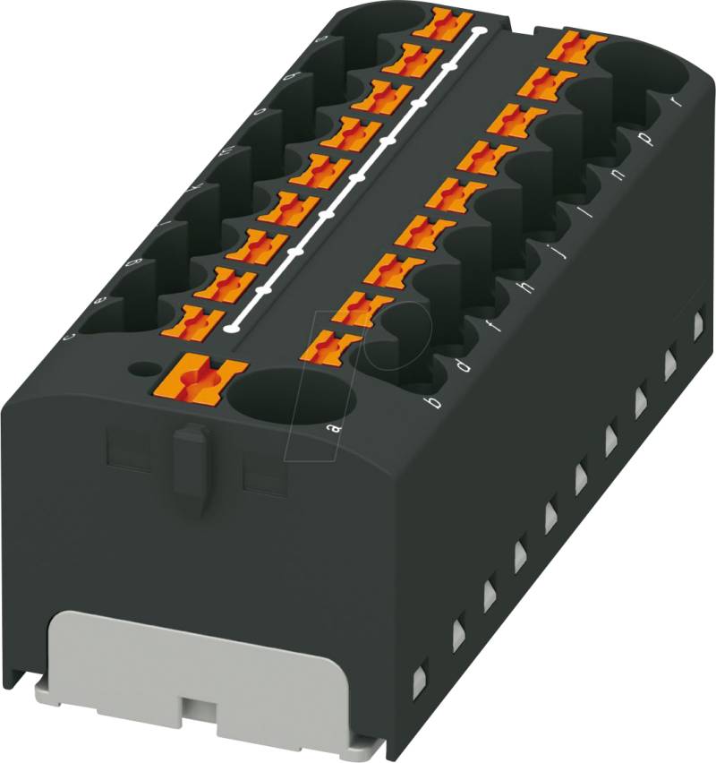 PHOE 3273914 - Verteilerblock PTFIX, 10/18X4, schwarz von PHOENIX-CONTACT