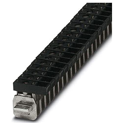 PHOENIX CONTACT AKG 4 BK-EX Anschlussklemme, Schraubanschluss, 41A, 0.5 mm² - 6 mm² Querschnitt, 7mm Breite, 5.410g, Schwarz, 50 Stück von PHOENIX CONTACT