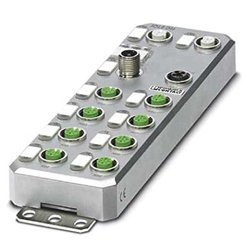 PHOENIX CONTACT AXL E EIP IOL8 DI4 M12 6M Dezentrales I/O-Gerät, 24V DC, 721.000g Gewicht, 3-Leiter Anschlusstechnik PHOENIX CONTACT AXL E EIP IOL8 DI4 M12 6M Dezentrales I/O-Gerät, 24V DC, 721.000g Gewicht, 3-Leiter Anschlusstechnik von PHOENIX CONTACT