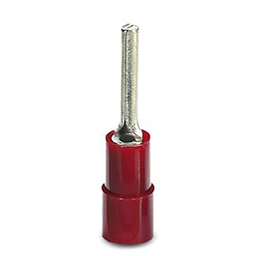 PHOENIX CONTACT C-PCEI 1.5/2 Stiftkabelschuh, 0.5mm²-1.5mm² Querschnitt, 12mm Länge, mit Eingebrachter Kupferhülse, für Isolationscrimp, Rot, 100 Stück PHOENIX CONTACT C-PCEI 1.5/2 Stiftkabelschuh, 0.5mm²-1.5mm² Querschnitt, 12mm Länge, mit Eingebrachter Kupferhülse, für Isolationscrimp, Rot, 100 Stück von PHOENIX CONTACT