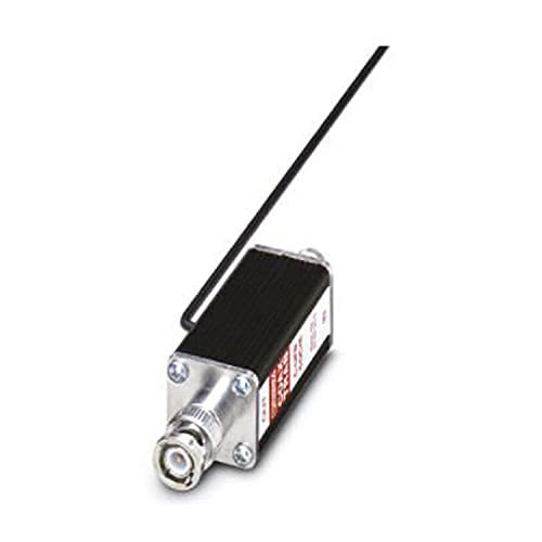 PHOENIX CONTACT C-UFB-5DC/E Zwischenstecker mit Überspannungsgrob und Feinschutz für Koaxiale Signalschnittstellen mit Erdpotenzialfreiem Schirm, Signalspannung 5V, 10.6.616g Gewicht, Schwarz, 10 Stk PHOENIX CONTACT C-UFB-5DC/E Zwischenstecker mit Überspannungsgrob und Feinschutz für Koaxiale Signalschnittstellen mit Erdpotenzialfreiem Schirm, Signalspannung 5V, 10.6.616g Gewicht, Schwarz, 10 Stk von PHOENIX CONTACT