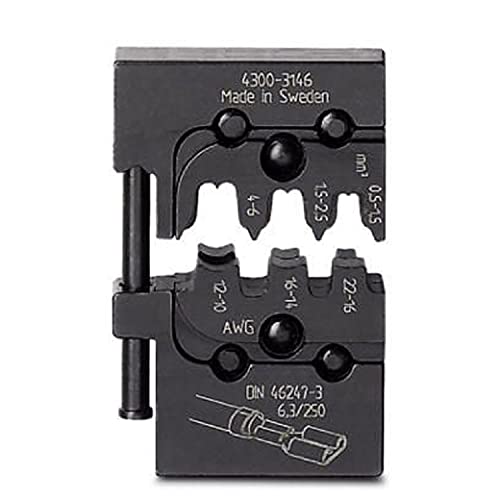 PHOENIX CONTACT CRIMPFOX-M SC 6/DIE Ersatzgesenk für Crimpfox-M Presszange, 0.5 mm²-6 mm² Nicht Isolierte Flachsteckhülsen, Schwarz PHOENIX CONTACT CRIMPFOX-M SC 6/DIE Ersatzgesenk für Crimpfox-M Presszange, 0.5 mm²-6 mm² Nicht Isolierte Flachsteckhülsen, Schwarz von PHOENIX CONTACT