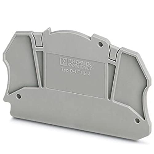 PHOENIX CONTACT D-UTME 4 Abschlussdeckel, 2.2mm Breite, Grau, 10 Stück PHOENIX CONTACT D-UTME 4 Abschlussdeckel, 2.2mm Breite, Grau, 10 Stück von PHOENIX CONTACT