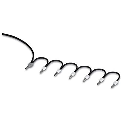 PHOENIX CONTACT DB 50-90 BK Flexible Drahtschleifenbrücke, 50-Polig, 0.5mm2 Leiterquerschnitt, 90mm Schleifenlänge, 8mm Länge der Aderendhülsen, Schwarz von PHOENIX CONTACT