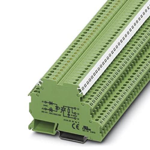 PHOENIX CONTACT DEK-OV-24DC/240AC/800 Leistungs-Solid-State-Relaisklemme, 6.2mm Klemmenbreite, 10 Stück PHOENIX CONTACT DEK-OV-24DC/240AC/800 Leistungs-Solid-State-Relaisklemme, 6.2mm Klemmenbreite, 10 Stück von PHOENIX CONTACT