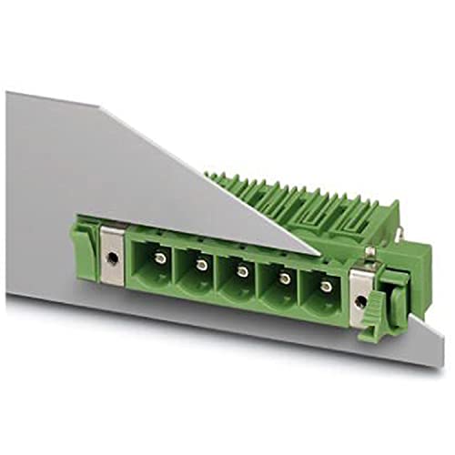 PHOENIX CONTACT DFK-PC 6-16/6-GF-SH-10.16 Leiterplattengrundleiste, 1000V, 76A, 6 Potenziale, 6 Polzahl, 1 Reihen, 10.16mm Rastermaß, 4.1mm Pinlänge, Grün, 10 Stück von PHOENIX CONTACT