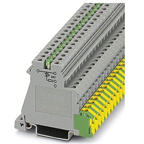 PHOENIX CONTACT DOK 1.5-LA 24GN/O-M Initiatoren/Aktorenklemme, Anschlussart: Schraubanschluss, 0.2mm² - 4mm² Querschnitt, 24 - 12 AWG, 6.2mm Breite, 16.236g Gewicht, Grau, 50 Stück PHOENIX CONTACT DOK 1.5-LA 24GN/O-M Initiatoren/Aktorenklemme, Anschlussart: Schraubanschluss, 0.2mm² - 4mm² Querschnitt, 24 - 12 AWG, 6.2mm Breite, 16.236g Gewicht, Grau, 50 Stück von PHOENIX CONTACT