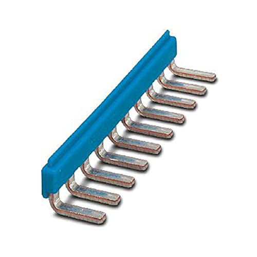 PHOENIX CONTACT EB 10-DIK BU Einlegebrücke, 6.15mm Rastermaß, 10 Polzahl, Blau, 10 Stück von PHOENIX CONTACT