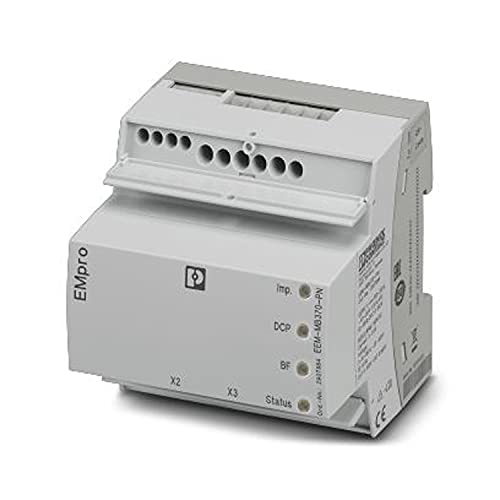 PHOENIX CONTACT EEM-MB370-PN Multifunktionales Energiemessgerät ohne Display, 82mm Länge, 90mm Breite, Grau von PHOENIX CONTACT