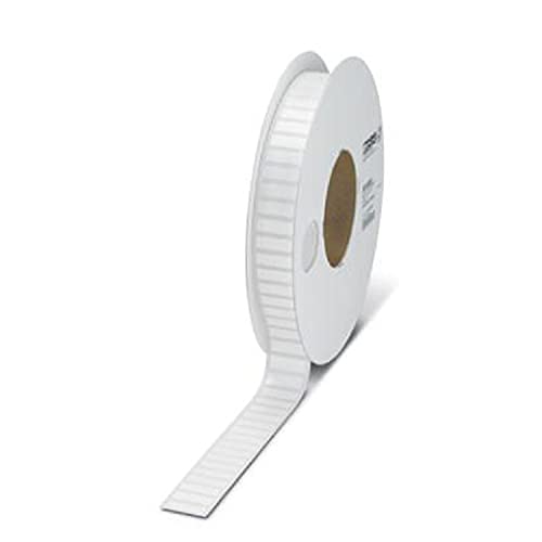 PHOENIX CONTACT EML-ESD (24X4)RL-T Gerätemarkierung, Thermomark Rollmaster 300/600, 24 mm x 4 mm Schriftfeldgröße, 10000 Einzelschilder, Weiß von PHOENIX CONTACT