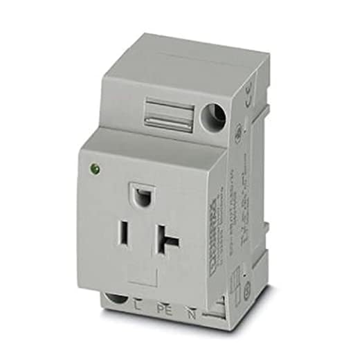 PHOENIX CONTACT EO-AB/UT/LED/20 Steckdose zur Montage auf Tragschiene im Service-Interface oder Direktmontage, AB 20A Typ, Leuchtanzeige, 125V AC, 20A, -60 °C, 105 °C, UL 508, Grau, 5 Stück PHOENIX CONTACT EO-AB/UT/LED/20 Steckdose zur Montage auf Tragschiene im Service-Interface oder Direktmontage, AB 20A Typ, Leuchtanzeige, 125V AC, 20A, -60 °C, 105 °C, UL 508, Grau, 5 Stück von PHOENIX CONTACT