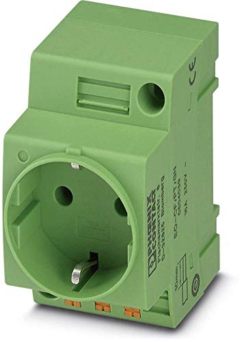 PHOENIX CONTACT EO-CF/PT/GN Steckdose, Steckgesicht Typ CE, Push-in-Federanschluss, 71.250g, Grün, 5 Stück PHOENIX CONTACT EO-CF/PT/GN Steckdose, Steckgesicht Typ CE, Push-in-Federanschluss, 71.250g, Grün, 5 Stück von PHOENIX CONTACT