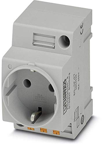 PHOENIX CONTACT EO-CF/PT Steckdose, Steckgesicht Typ CE, Push-in-Federanschluss, 61.922g, Grau, 5 Stück von PHOENIX CONTACT