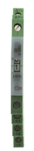 PHOENIX CONTACT ETD-BL-1T-ON-300S Zeitrelais mit Einschaltverzögerung (Spannungsgesteuert) und Einem Einstellbaren Zeitbereich (3 s - 300 s), mit Schraubanschluss, Grau von PHOENIX CONTACT