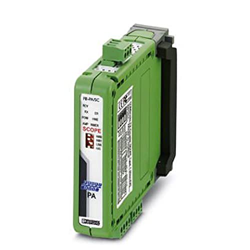 PHOENIX CONTACT FB-PA/SC Repeater, Profibus PA-Schnittstellenmodul mit Oszilloskop, 25mm Breite, 100mm Höhe, Grün PHOENIX CONTACT FB-PA/SC Repeater, Profibus PA-Schnittstellenmodul mit Oszilloskop, 25mm Breite, 100mm Höhe, Grün von PHOENIX CONTACT