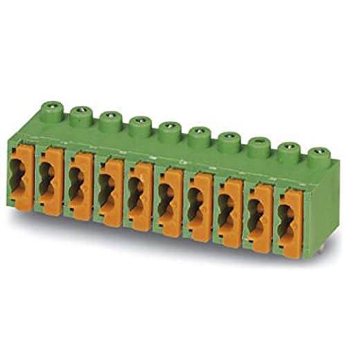 PHOENIX CONTACT FK-MPT 0.52-3.5-H PCB terminal, green, 0.5mm² nominal cross-section, 2 poles per row, FK-MPT 0.5..-H article family, 3.5mm pitch, 50 pieces von PHOENIX CONTACT