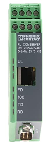 PHOENIX CONTACT FL COMSERVER UNI 232/422/485 Zweite Generation FL COMSERVER UNI..., serieller Geräteserver zur Umsetzung einer seriellen 232/422/485-Schnittstelle auf Ethernet von PHOENIX CONTACT