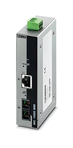 PHOENIX CONTACT FL MC 1000 SC LWL-Konverter mit SC-Duplex-LWL-Anschluss (1300 nm), zur Umsetzung von 100Base-TX auf Multimode-Glasfaser von PHOENIX CONTACT