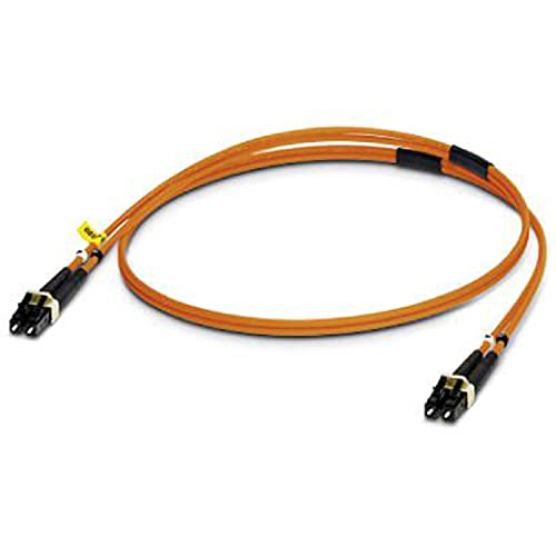 PHOENIX CONTACT FL MM PATCH 1,0 LC-LC Konfektioniertes LWL-Kabel, Break-Out-Kabel, Glasfaser Multimode 50/125 µm (OM2), Stecker LC/LC, Schutzart IP20, Länge 1 m von PHOENIX CONTACT