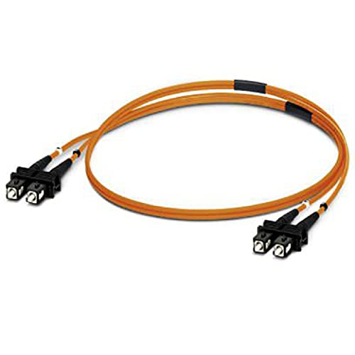 PHOENIX CONTACT FL MM PATCH 5,0 SC-SC Konfektioniertes LWL-Kabel, Break-Out-Kabel, Glasfaser Multimode 50/125 µm (OM2), Stecker SC-Duplex/SC-Duplex, Schutzart IP20, Länge 5 m von PHOENIX CONTACT
