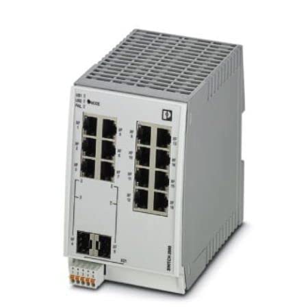 PHOENIX CONTACT FL SWITCH 2214-2SFX Industrieller Ethernet Switch 2000, 14 RJ45-Ports 10/100 MBit/s, 2 SFP-Ports 100 MBit/s, IP20 Schutzart, Profinet-Konformitätsklasse B PHOENIX CONTACT FL SWITCH 2214-2SFX Industrieller Ethernet Switch 2000, 14 RJ45-Ports 10/100 MBit/s, 2 SFP-Ports 100 MBit/s, IP20 Schutzart, Profinet-Konformitätsklasse B von PHOENIX CONTACT