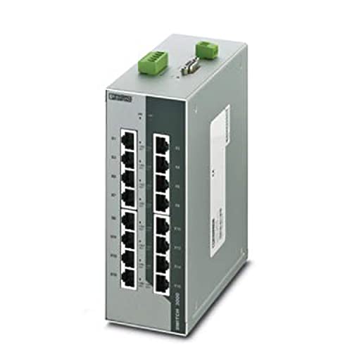 PHOENIX CONTACT FL SWITCH 3016 Managed Ethernet Switch mit 16 RJ45-Ports für 10/100 MBit/s und einem Betriebstemperaturbereich von -10 °C ... +60 °C PHOENIX CONTACT FL SWITCH 3016 Managed Ethernet Switch mit 16 RJ45-Ports für 10/100 MBit/s und einem Betriebstemperaturbereich von -10 °C ... +60 °C von PHOENIX CONTACT