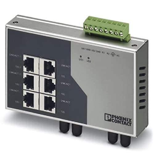 PHOENIX CONTACT FL SWITCH SF 6TX/2FX ST Ethernet Switch, 6 TP-RJ45-Ports, 2 LWL-Ports, 100 MBit/s vollduplex im ST-D-Format PHOENIX CONTACT FL SWITCH SF 6TX/2FX ST Ethernet Switch, 6 TP-RJ45-Ports, 2 LWL-Ports, 100 MBit/s vollduplex im ST-D-Format von PHOENIX CONTACT