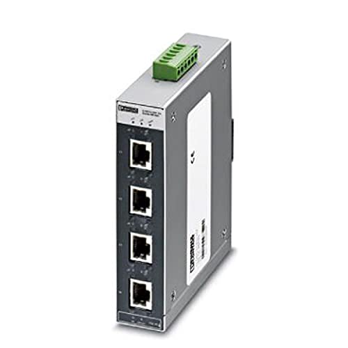 PHOENIX CONTACT FL SWITCH SFNT 5TX-C Ethernet Switch für großen Temperaturbereich, 5 TP-RJ45-Anschlüsse, autom. Erkennung der Datenübertragungsrate von 10/100 MBit/s (RJ45) von PHOENIX CONTACT