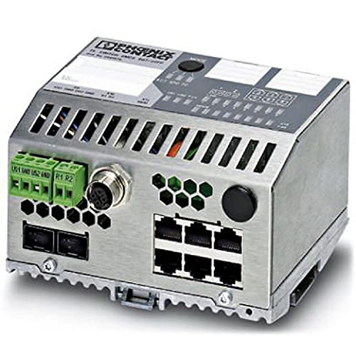 PHOENIX CONTACT FL SWITCH SMCS 6TX/2SFP Ethernet Smart Managed Compact Switch mit sechs 10/100 MBit/s RJ45-Ports und zwei 1000 MBit/s SFP-Slots von PHOENIX CONTACT