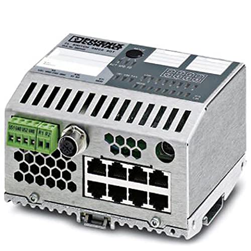 PHOENIX CONTACT FL SWITCH SMCS 8TX Ethernet Smart Managed Compact Switch mit acht 10/100 MBit/s RJ45-Ports von PHOENIX CONTACT
