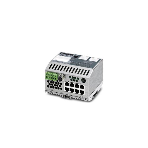 PHOENIX CONTACT FL SWITCH SMCS 8TX-PN Ethernet Smart Managed Compact Switch mit acht 10/100 MBit/s RJ45-Ports, PROFINET-Mode voreingestellt von PHOENIX CONTACT