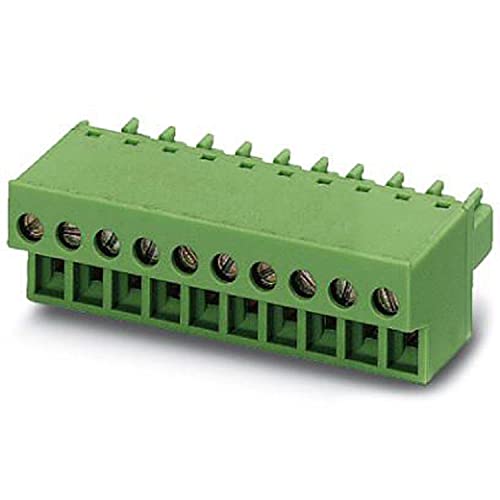 PHOENIX CONTACT FRONT-MC 1,5/6-ST-3,81 Leiterplattenstecker, Nennquerschnitt 1,5 mm², Grün, Anzahl der Anschlüsse 6, Artikelfamilie FRONT-MC 1,5/..-ST, Rastermaß 3,81 mm, 50 Stück PHOENIX CONTACT FRONT-MC 1,5/6-ST-3,81 Leiterplattenstecker, Nennquerschnitt 1,5 mm², Grün, Anzahl der Anschlüsse 6, Artikelfamilie FRONT-MC 1,5/..-ST, Rastermaß 3,81 mm, 50 Stück von PHOENIX CONTACT