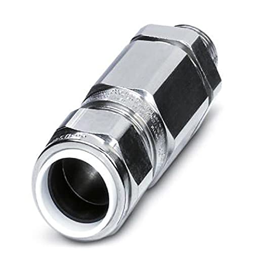 PHOENIX CONTACT G-EDSWU-M20-M66L-STES-S Kabelverschraubung, 12.5mm-20.9mm Kabelaußendurchmesser, M20 x 1.5 Anschlussgewinde, 200.560g, Silber, 10 Stück von PHOENIX CONTACT