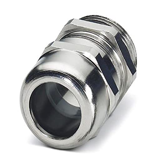 PHOENIX CONTACT G-INS-M25-M68N-NNES-S Kabelverschraubung, 11mm-17mm Kabelaußendurchmesser, M25 x 1.5 Anschlussgewinde, Silber, 5 Stück PHOENIX CONTACT G-INS-M25-M68N-NNES-S Kabelverschraubung, 11mm-17mm Kabelaußendurchmesser, M25 x 1.5 Anschlussgewinde, Silber, 5 Stück von PHOENIX CONTACT