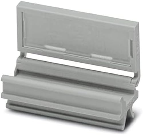 PHOENIX CONTACT GBS-ZB/26X6 Gruppenbezeichnungsschild für Klemmmarkierung, 26 mm x 6 mm Beschriftbar mit Einsteckstreifen ESL oder 25mm x 6 mm EST, 29mm Länge, Grau, 50 Stück von PHOENIX CONTACT