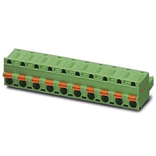 PHOENIX CONTACT GFKC 2.5 HC/7-ST-7.62 Leiterplattenstecker, 2.5mm² Nennquerschnitt, 16A Nennstrom, 630V Bemessungsspannung (III/2), 1 Anzahl der Reihen, 7 Polzahl Pro Reihe, Rastermaß, Grün, 50 Stk von PHOENIX CONTACT