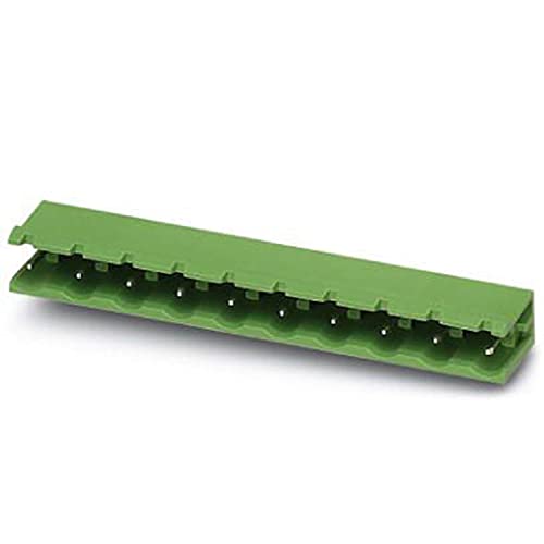 PHOENIX CONTACT GMSTB 2,5/10-G Leiterplattengrundleiste, Grün, 2.5 mm² Nennquerschnitt, 10 Anschlüsse, GMSTB 2,5/..-G Artikelfamilie, 7.5 mm Rastermaß, 50 Stück von PHOENIX CONTACT