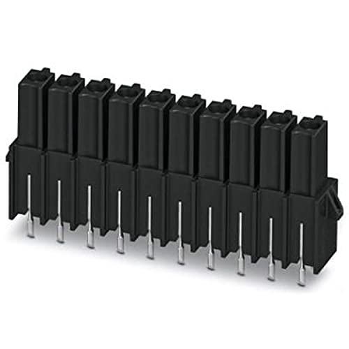 PHOENIX CONTACT IMCV 1,5/10-G-3,5 RN P20 THR Leiterplattengrundleiste, 1.5mm² Nennquerschnitt, 10 Anschlüsse, IMCV 1,5/..-G-RN-THR Artikelfamilie, 3.5mm Rastermaß, 1.9mm Pinlänge, Schwarz, 50 Stück von PHOENIX CONTACT