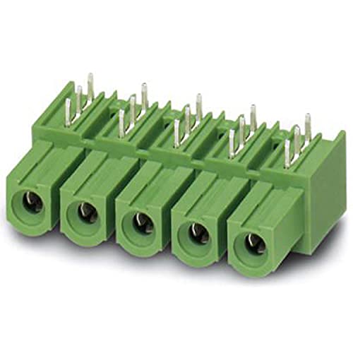 PHOENIX CONTACT IPC 16/7-GU-10,16 Leiterplattengrundleiste, 16 mm² Nennquerschnitt, 7 Anschlüsse, IPC 16/..-GU Artikelfamilie, 10.16 mm Rastermaß, 4 mm Pinlänge, Grün, 50 Stück PHOENIX CONTACT IPC 16/7-GU-10,16 Leiterplattengrundleiste, 16 mm² Nennquerschnitt, 7 Anschlüsse, IPC 16/..-GU Artikelfamilie, 10.16 mm Rastermaß, 4 mm Pinlänge, Grün, 50 Stück von PHOENIX CONTACT