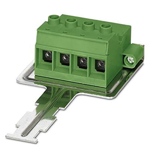 PHOENIX CONTACT IPC 35 HC4-STF-SH-15.00 Printed circuit board connector, 35mm² nominal cross-section, 4 number of positions, IPC 35 HC..-STF article family, 15mm pitch, green, 10 pieces von PHOENIX CONTACT