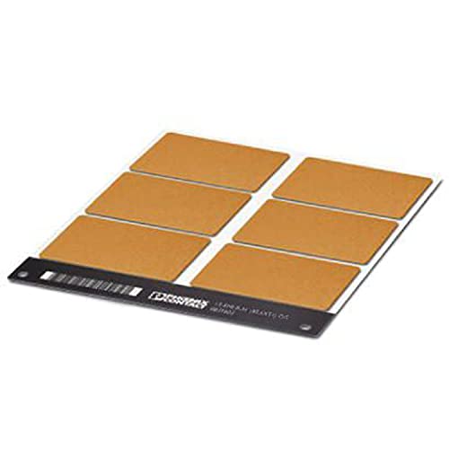 PHOENIX CONTACT LS-EMLP-AL (85.6X54) OG Gerätemarker, Orange, 85.6 mm x 54 mm Schriftfeldgröße, 6 Anzahl der Einzelschilder, 5 Stück von PHOENIX CONTACT