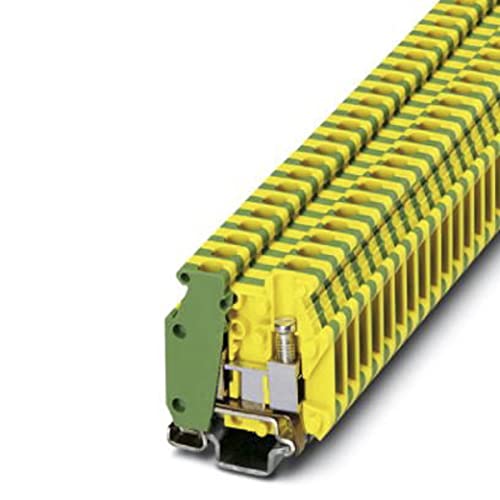 PHOENIX CONTACT MBK 3/E-Z-PE Mini-Schutzleiterklemme, 5.2mm Breite, 24-12 AWG, Grün/Gelb, 50 Stück PHOENIX CONTACT MBK 3/E-Z-PE Mini-Schutzleiterklemme, 5.2mm Breite, 24-12 AWG, Grün/Gelb, 50 Stück von PHOENIX CONTACT
