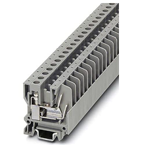PHOENIX CONTACT MBK 5/E-FS Mini Durchgangsklemme, 0.2mm² - 4mm² Querschnitt, 24 - 12 AWG, 6.2mm Breite, Grau, 50 Stück PHOENIX CONTACT MBK 5/E-FS Mini Durchgangsklemme, 0.2mm² - 4mm² Querschnitt, 24 - 12 AWG, 6.2mm Breite, Grau, 50 Stück von PHOENIX CONTACT